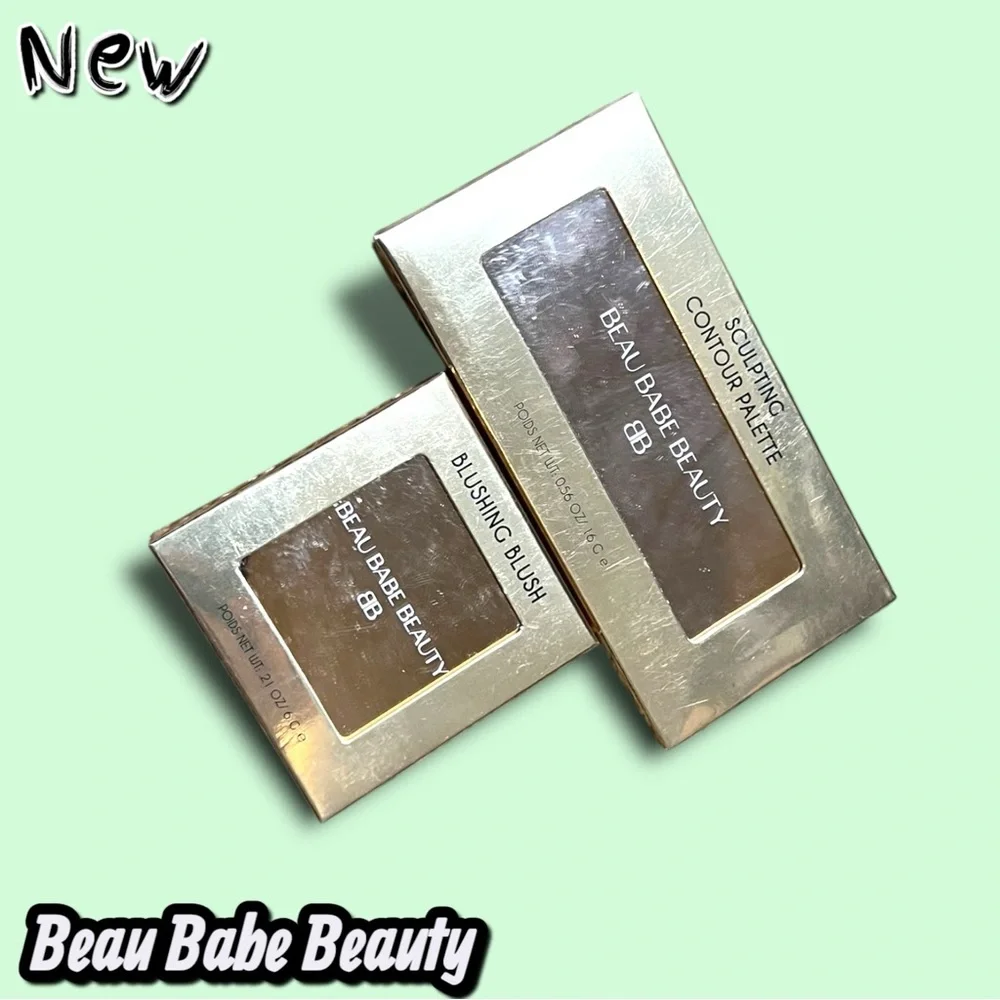 New Beau Babe Beauty Contour & Blush Set – Sculpting Palette + Blushing Blush